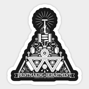 Printmaking Department Sticker